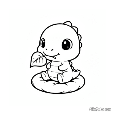 Bebé Dinosaurio en Almohada