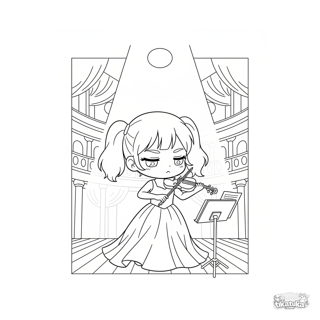 Violinista Chibi