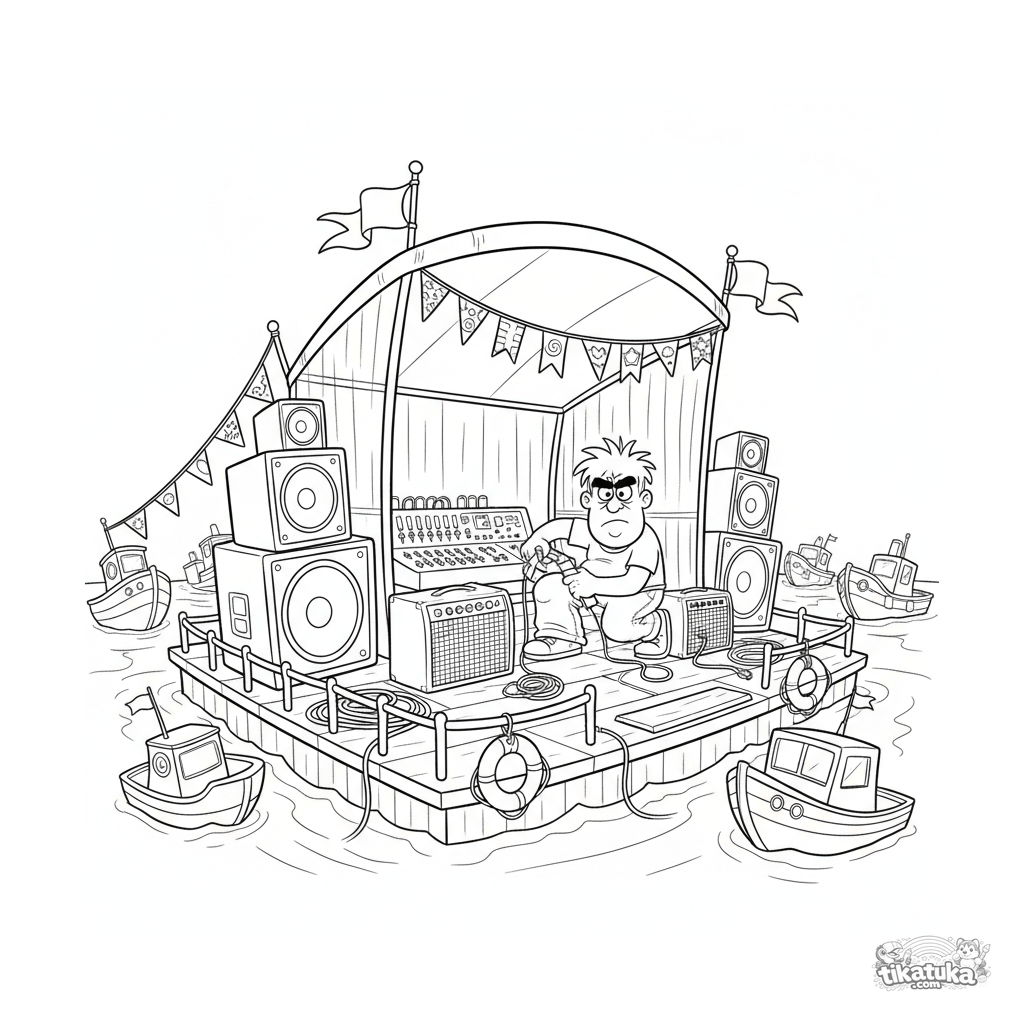 Escenario Flotante para Concierto