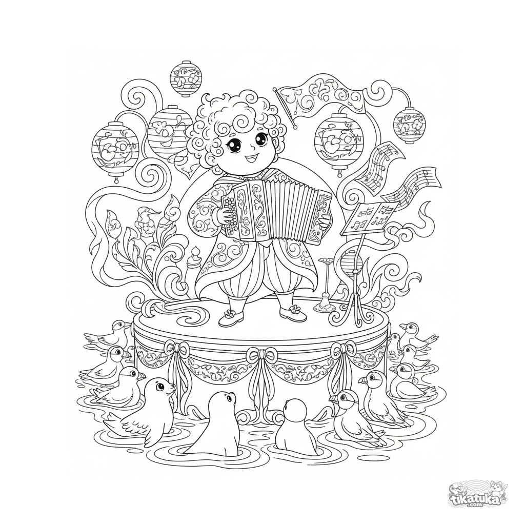 Escenario Flotante en el Mar