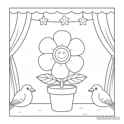 Flor en maceta