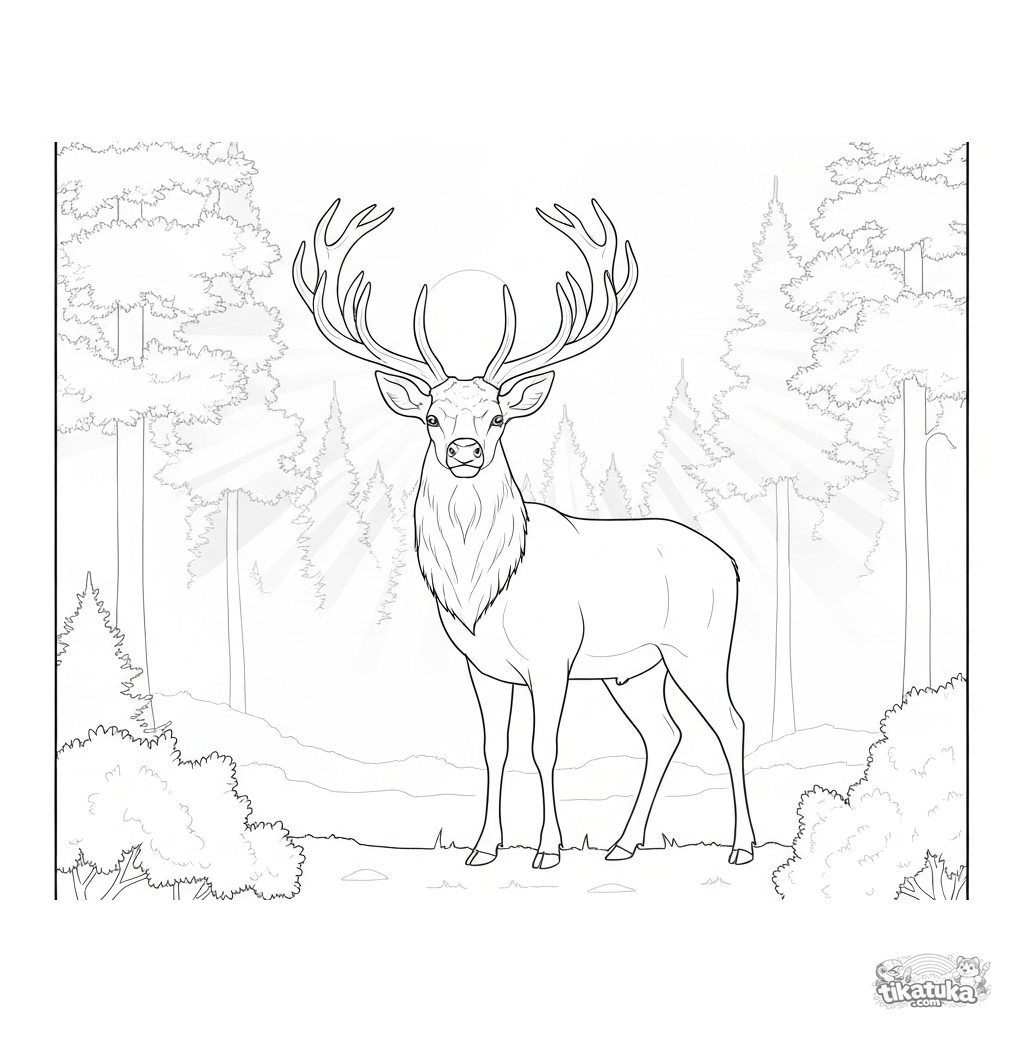 Ciervo Majestuoso al Amanecer