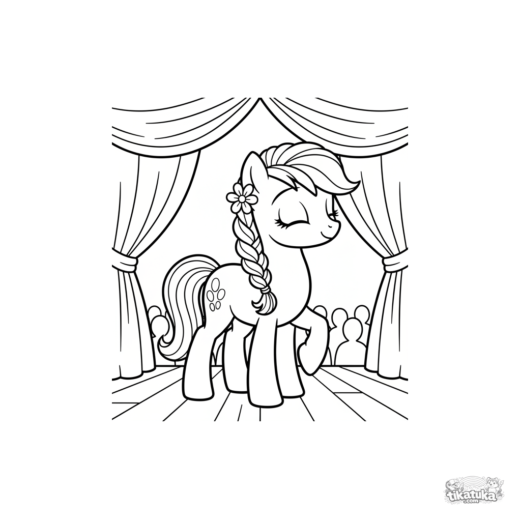 Pony Prima Ballerina en el Escenario