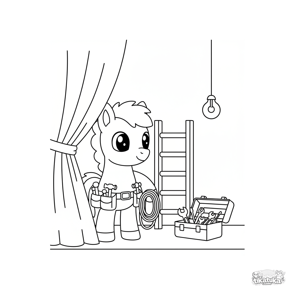 Pony Tramoyista Tras el Telón