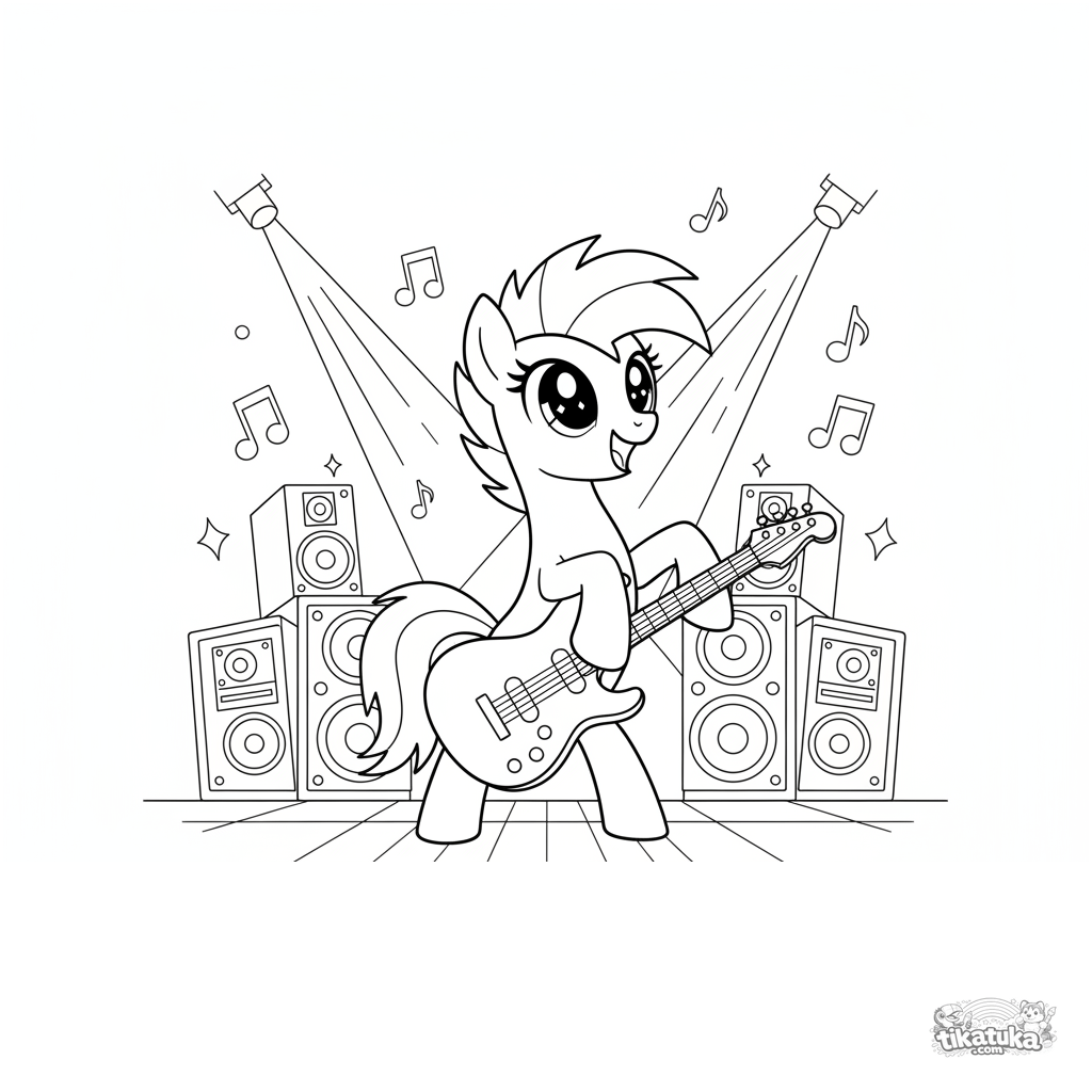 Pony Rockero en el Escenario