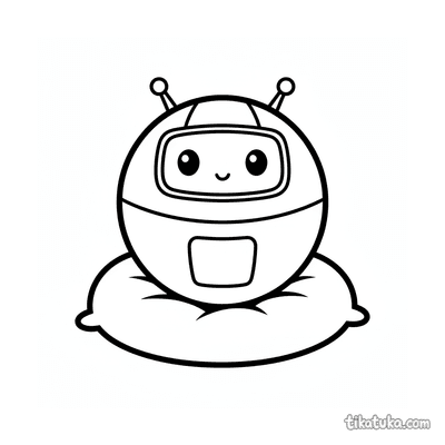 Robot Redondo en Cojín