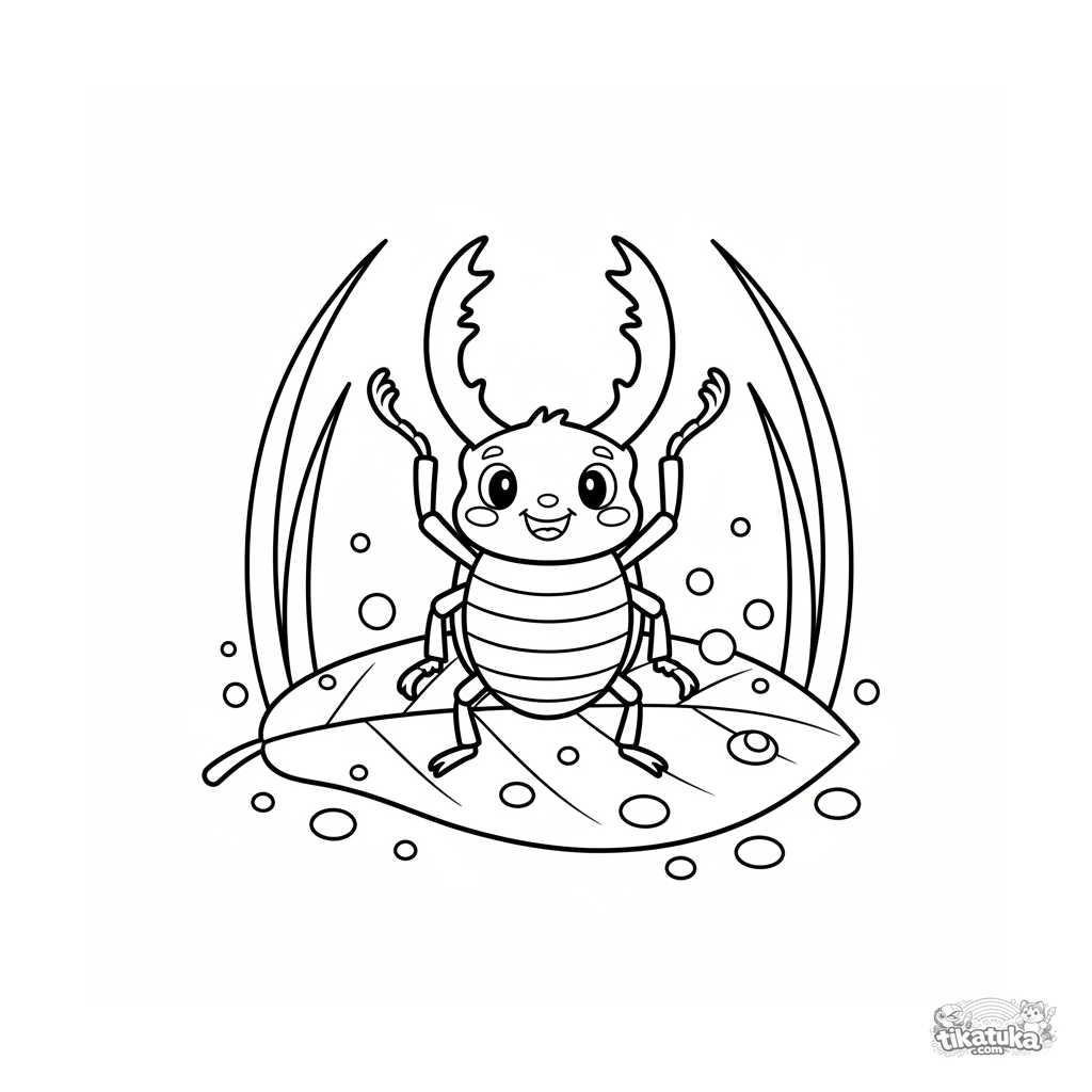 Escarabajo Ciervo en el Escenario