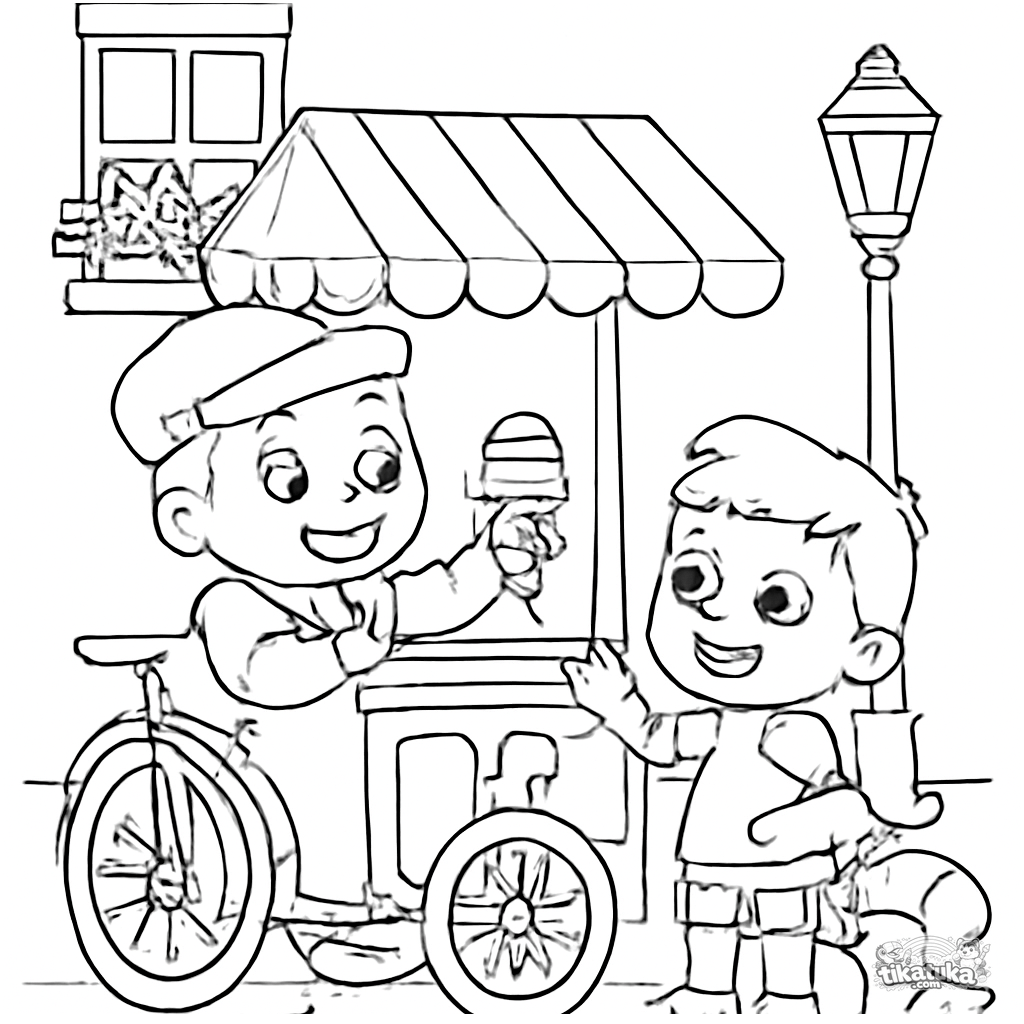 Triciclo de Helados Vintage